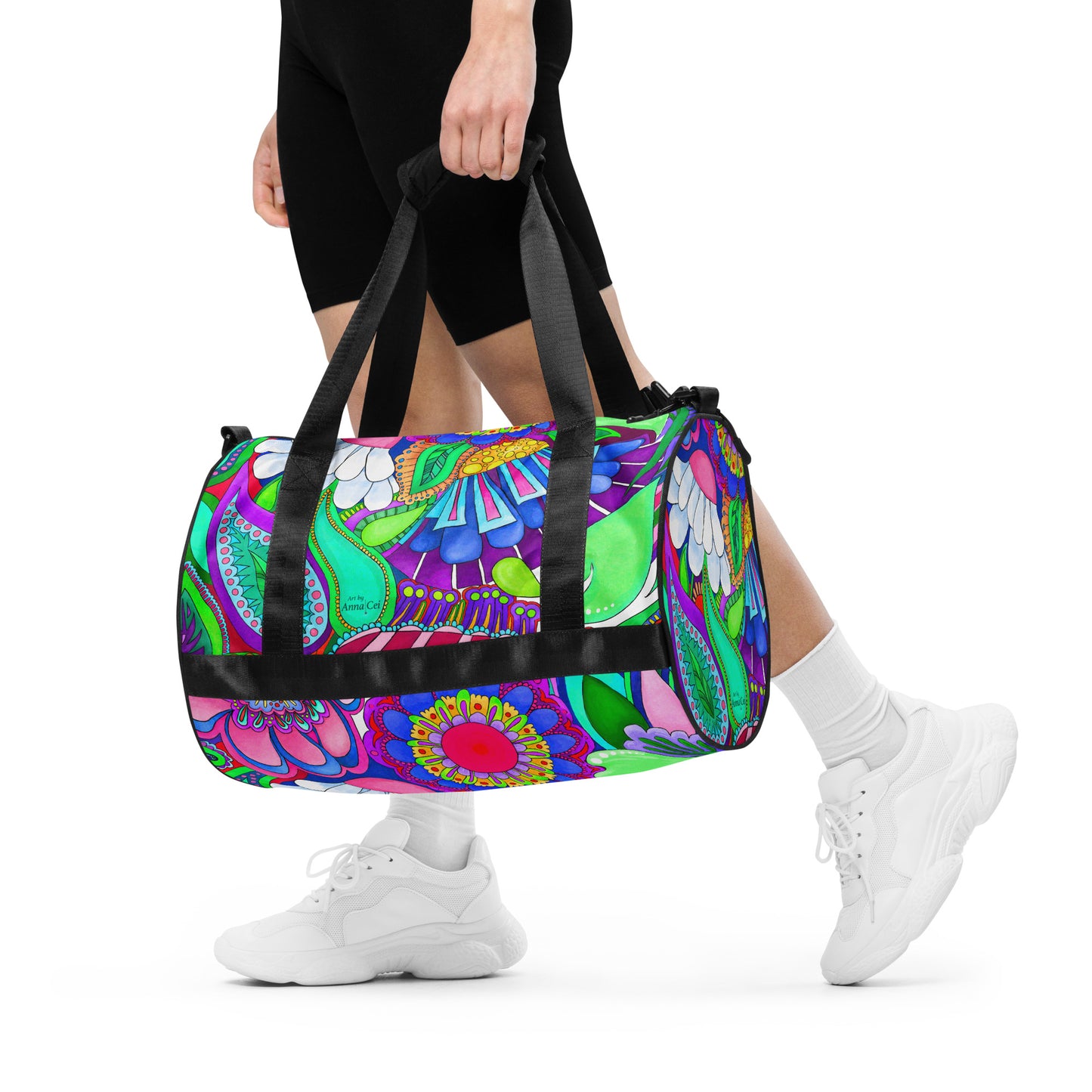 Flowers in October Gym bag