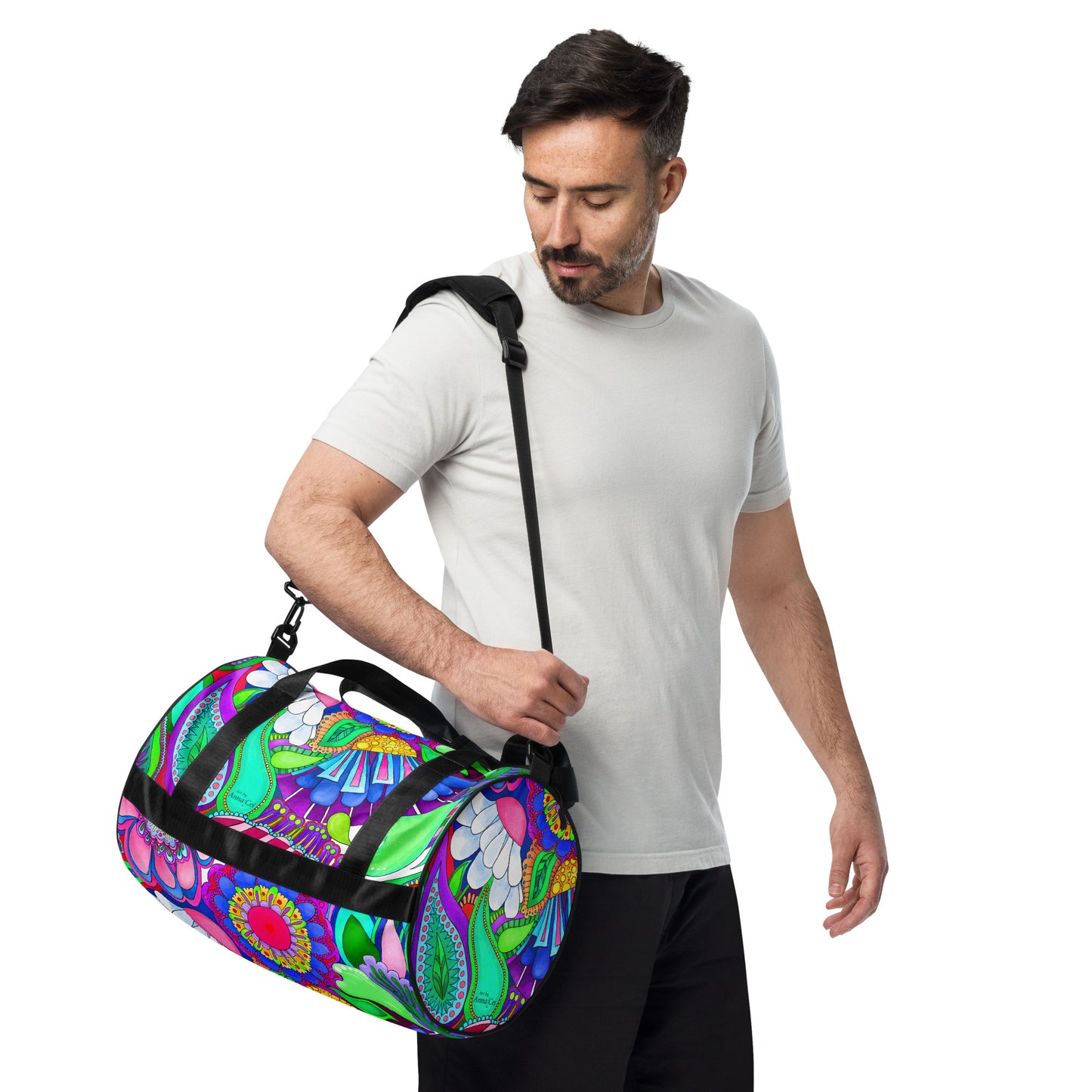 Flowers in October Gym bag